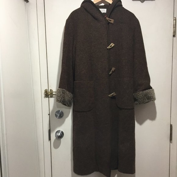 VINTAGE JONES NEW YORK WOOL BLEND COATS SIZE 6/6P - Picture 4 of 12